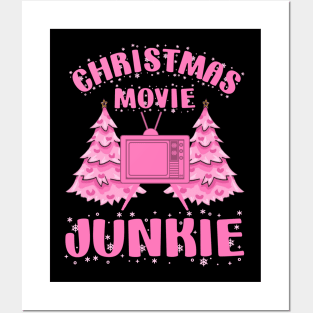 Pink Christmas Movie Junkie Paradise Posters and Art